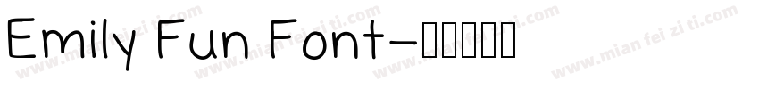 Emily Fun Font字体转换